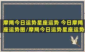 摩羯今日运势星座运势 今日摩羯座运势图/摩羯今日运势星座运势 今日摩羯座运势图-我的网站